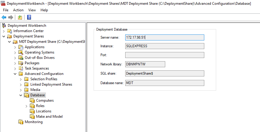 【Day 3】 建立MDT Deployment Share及SQL Database